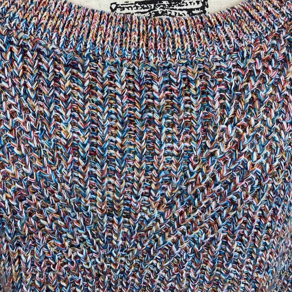 *Express Confetti Split Back Oversized Long Sleev… - image 6